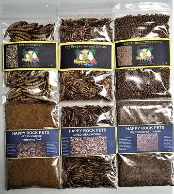 HAPPY ROCK PETS Hedgehog and Sugar Glider Insectivore treat 6 pack 10 oz. #3