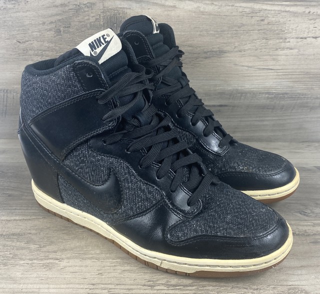 nike wedge sneakers size 10