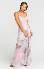 NWT Show Me Your Mumu Nicole Backless Maxi Dress XS MSRP $189 NEW
