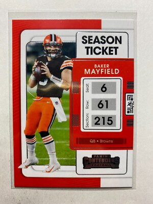 Baker Mayfield 2021 Baker Mayfield 2021 Panini Contenders Football