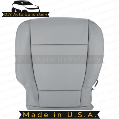 2017 to 2021 For Ford F250 F350 F450 W/T Driver Bottom Vinyl Seat Cover Gray