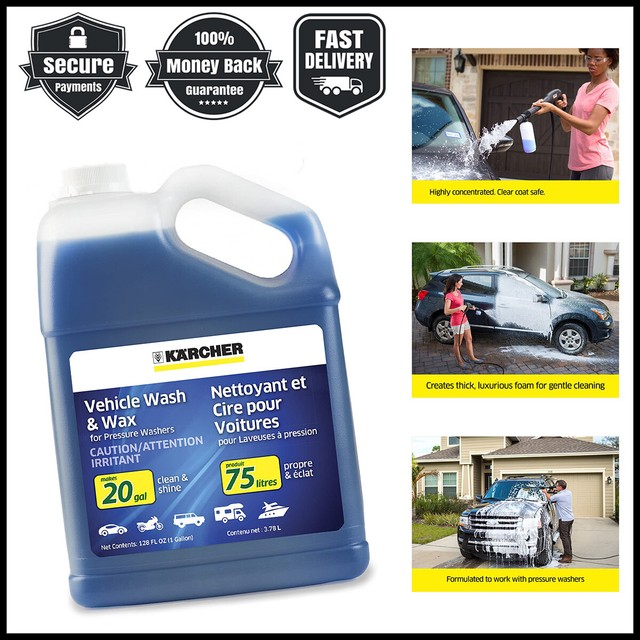 Karcher Car Wash & Wax Soap for Pressure Washers 1 Gallon for sale