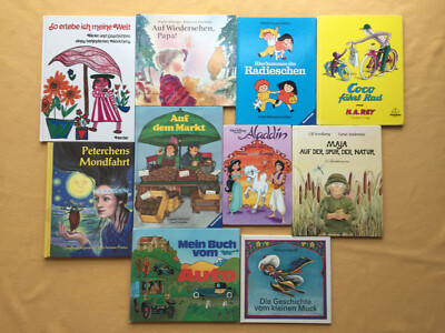 10 Bilderbücher Kleine Muck/Maja/Peterchens Mondfahrt/Coco/Radieschen/So erlebe