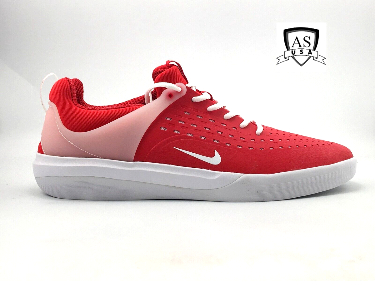 Skate Shoes Nyjah Free Red Nike SB Zoom Nyjah Free Men's Size