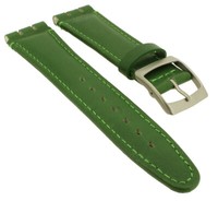 Minott Uhrenarmband Leder GrüN Passend Zu Swatch 19Mm 23292S