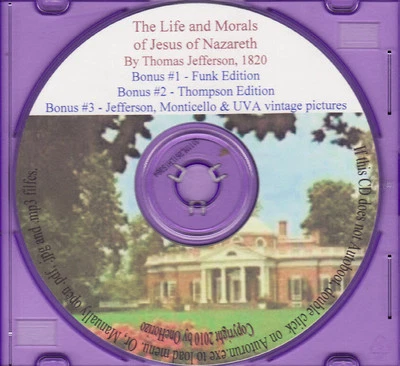 Thomas Jefferson Bible - Life and Morals of Jesus of Nazareth