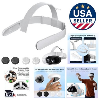 Durable Washable Replacement Head Strap for Quest 2 VR - Enhanced Gaming Comfort