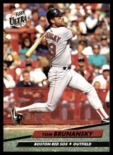 Tom Brunansky 1992 Ultra #12 Boston Red Sox MLB READ FREE SHIPPING AutographDen