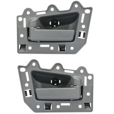 ECCPP Door Handles Interior Inside Inner Rear Driver Passenger Side for Gray
