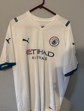 Manchester City 21/22 Away Soccer Jersey Size 2XL #17 de Bruyne