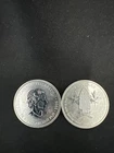 Lot If 2 1/2 Oz Canadian Silver Rounds