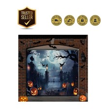 Enchanting 7 x 8 Ft Halloween Backdrop, Ideal for Celebrations  Parties