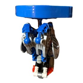 Vintage LEGO BIONICLE Gahlok-Kal Blue Orange 8578 Set with Canister Complete Set