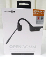 AfterShokz OpenComm Bone Conduction Stereo Bluetooth Headset Black ASC100