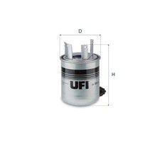 UFI Kraftstofffilter 24.095.06 Filtereinsatz für RENAULT KOLEOS 2 dCi 175 HCAK 3