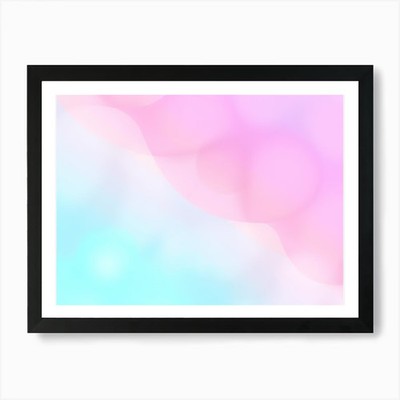 Abstrakt Pastell Bokeh Hintergrund Ar Gerahmt Wandbild Poster Leinwanddruck Bild