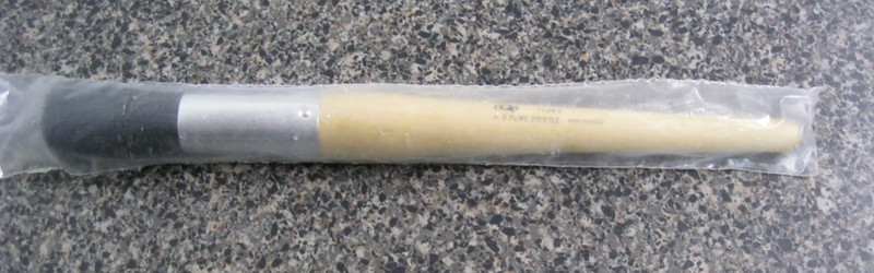 New stencil brush DQB 11243 - #8 pure bristle - Made in Brasil - 11" long