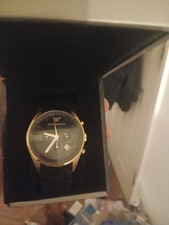selling emporio armani rose golden mens watch