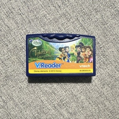 VTech V.Reader Reading/Phonics Disney Fairies Tinker Bell Lost Treasure 2010