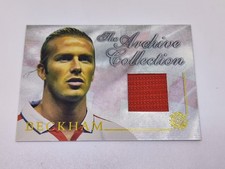 2004 Futera World Football The Archive Game Worn Jersey DAVID BECKHAM /250!!