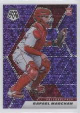2021 Panini Mosaic Rookie Quick Pitch Purple Prizm 37/50 Rafael Marchan #236 8t7