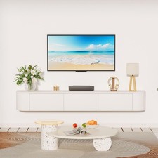 140cm Floating TV Stand Cabinet Wall Mounted TV Unit with Doors And Drawers