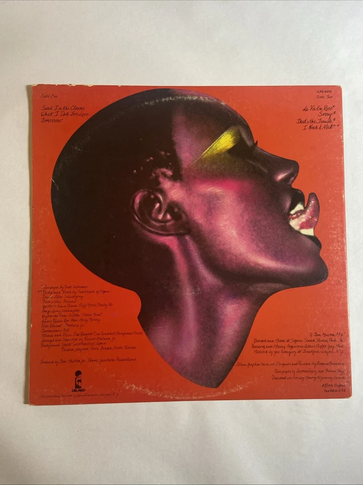 PORTFOLIO - Grace Jones - 1977 Island Records ILPS 9470 - Gatefold Cover - VG+ Foto 2 de 4