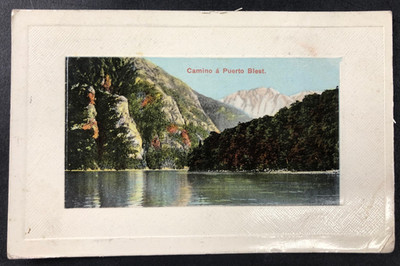 AK - col. postcard - Camino a Puert Blest - gel. Chile 1913