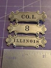 Civil War Veteran Ladder Badge 8th Illinois Infantry Company I