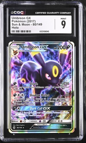 Umbreon-GX graded CGC 9 for sale on eBay