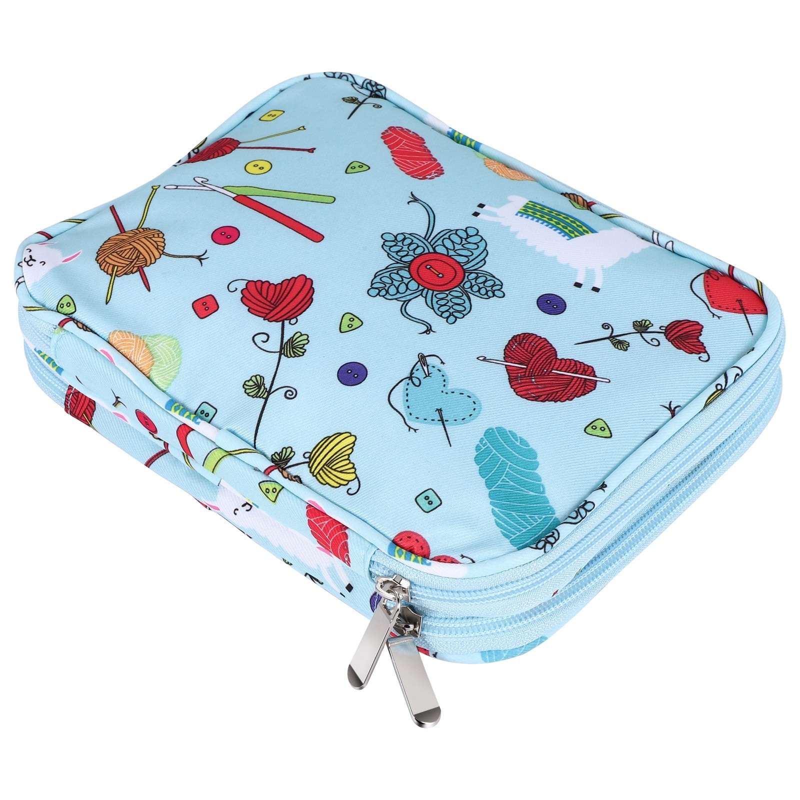 Empty Knitting Needles Case Travel Storage Organizer Storage Bag for9434