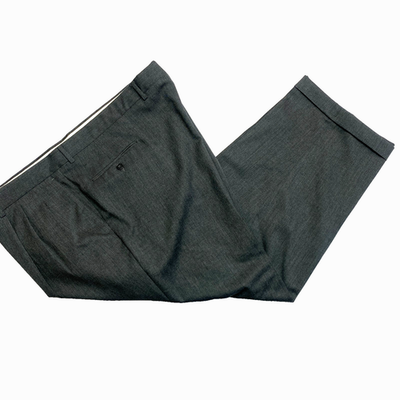 Vintage Givenchy Monsieur Dress Pants Mens 46R Gray Trousers Wool