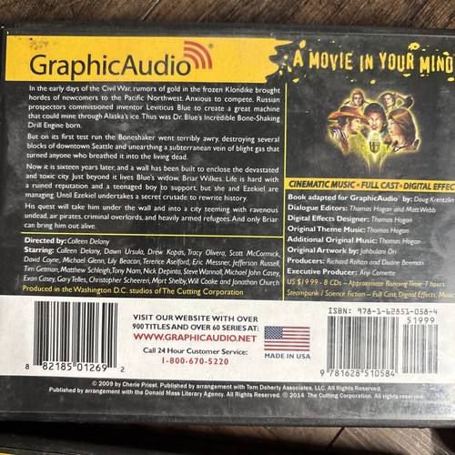 Graphic Audio Cherie Priest The Clockwork Century 1 2 3 4 5 Komplett CD MP3 - Bild 3 von 11