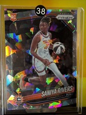 Saniya Rivers 2025 Panini WNBA Cracked Ice Prizm Rookie Card #131 - Sun