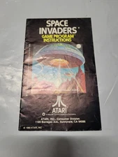 Space Invaders Atari 2600 Manual Only
