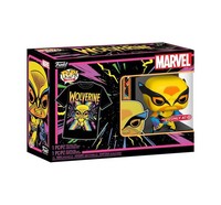 Funko Pop! & Tee Sammlerbox Marvel X-Men Wolverine Blacklight Target Exklusiv Lg