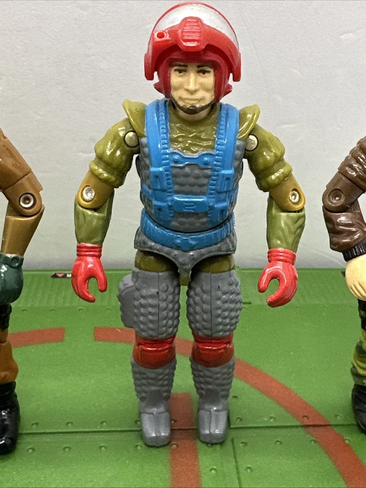 1980s GI Joe Figures Roadblock General Hawk Fast Draw Blowtorch ARAH Hasbro - Image 4 of 4