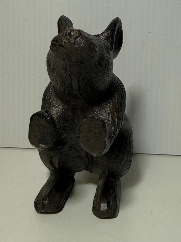 Cast Iron Mouse Door Stop Bookend Rustic 4 3/4” - Image 4 of 4