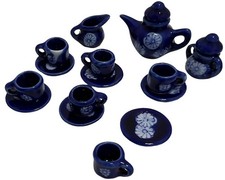 Pretend to Play Ceramic Kitchen Dinner Table Set Educational Toy Model 1V