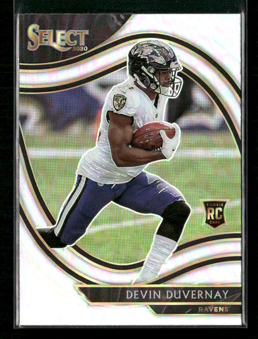 2020 Panini Select #377 Devin Duvernay Silver Prizm RC