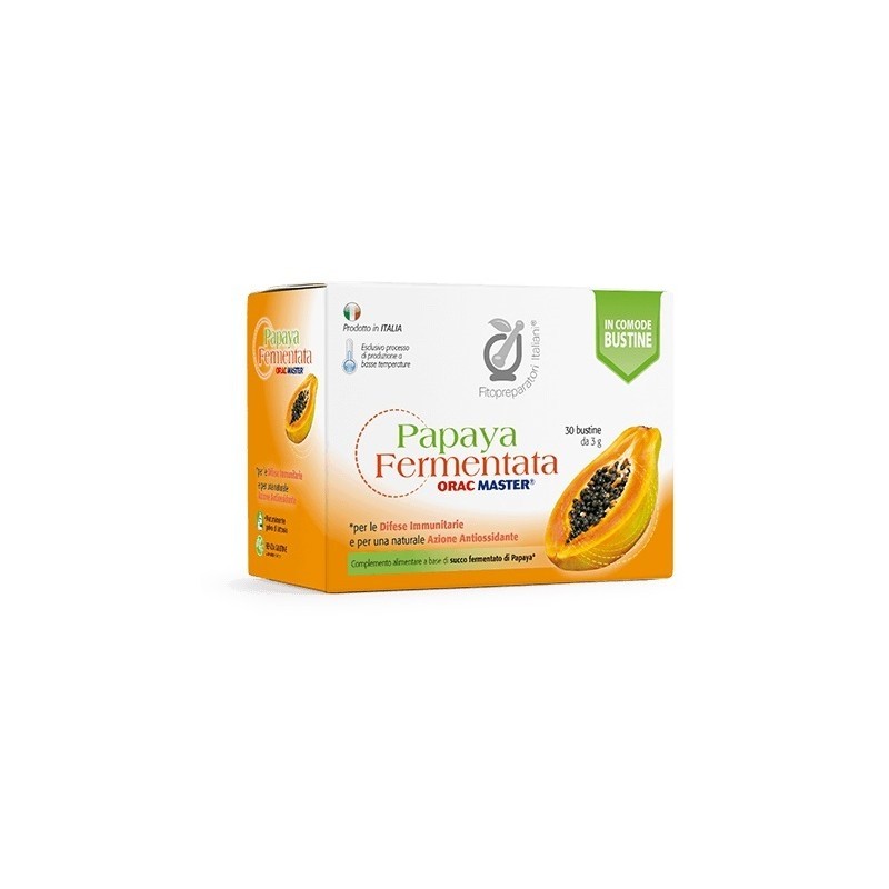 Papaya Fermentata Orac Master 30 Bustine Orosolubili Fitopreparatori