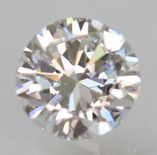 Certified 0.71 Carat E VVS1 Round Brilliant Natural Enhanced Loose Diamond 5.81m