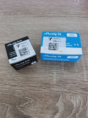 Shelly 2PM + Shelly 2L