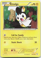 Emolga Uncommon Dragons Exalted 45/124 NM