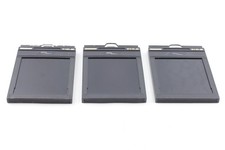Lot of 3 Exc 5 Fidelity Deluxe 4x5 45 Cut Film Holder Large Format From JAPAN