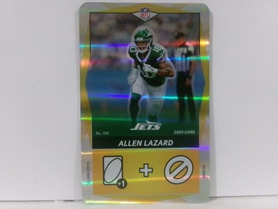 2025 NFL UNO Elite CORE YELLOW Foil SP #108 ALLEN LAZARD JETS
