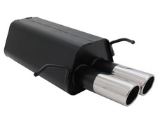Novus Sportendschalldämpfer für MB C-Klasse (W203/203K) 2 x 76mm SR-Design