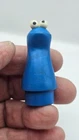 Vintage Cookie Monster Fisher Price Little People Sesame Street Figure