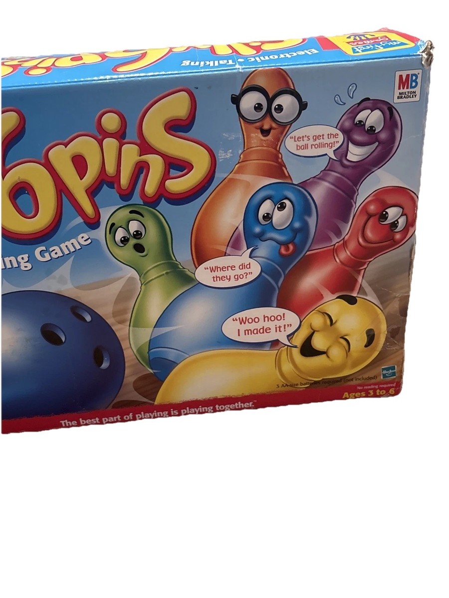 Silly 6 Pins Talking Bowling Game Milton Bradley 2001 - EX Cond