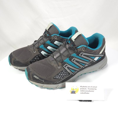 Salomon X Mission 3 Athletic Training Shoe Womens Size 9.5 399704 Black Green